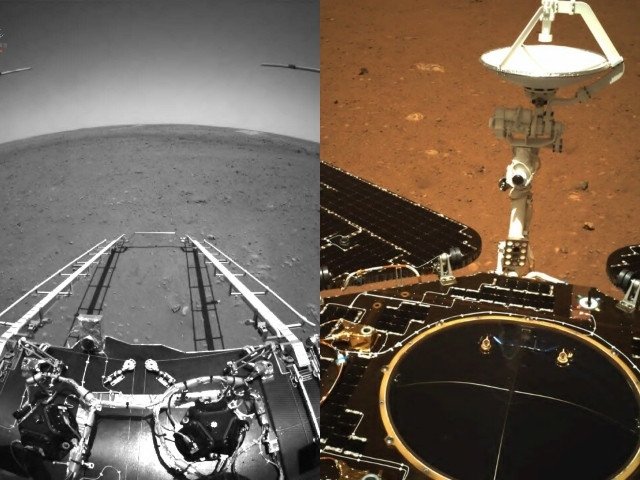 Chinas Rover Sends Back Its First Selfies From Mars 177