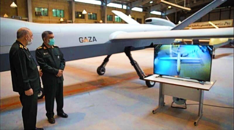 Iran Guards Unveil Gaza Drone In Tribute To Palestinians 279
