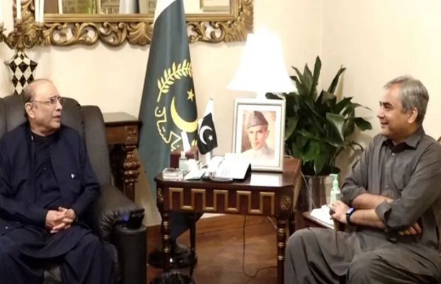 President Zardari Summons Mohsin Naqvi Over SindhPunjab Dispute 73869