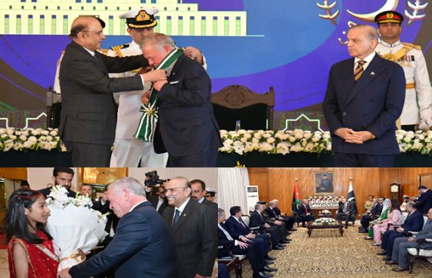 NishanePakistan Bestowed On King Of Jordan In Presidential Ceremony 74405