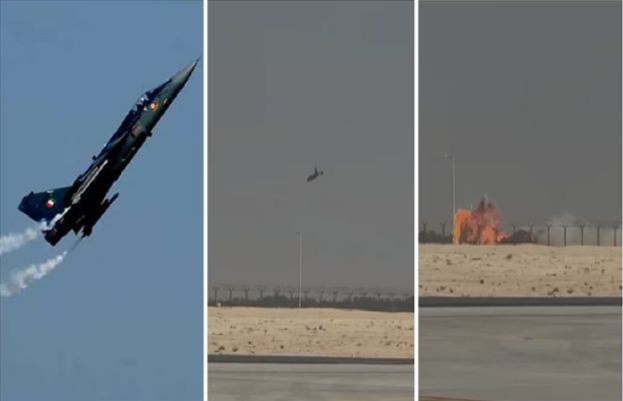 Indian Tejas Fighter Jet Crashes During Dubai Airshow 74461