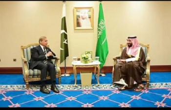 PM Shehbaz Meets Saudi Crown Prince Mohammed Bin Salman In Doha 73479