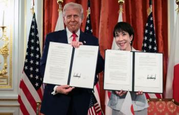 Trump Hails Japans Takaichi During Talks On Trade Critical Minerals 74173