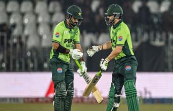 Salman Agha Shines As Pakistan Set 300 Target For Sri Lanka In First ODI 74340