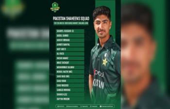 Pakistan Shaheens Announce Squad For T20s ODIs 75352