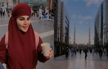 Rakhi Sawant Zarnab Khan Swati Share Spiritual Ramadan Moments In Madinah 75708