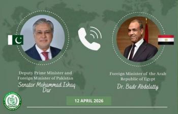 Ishaq Dar Held A Telephone Conversation With Egypts Foreign Minister Badr Abdelatty 76207