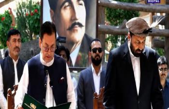 Amjad Hussain Advocate Sworn In As GilgitBaltistan CM 76721