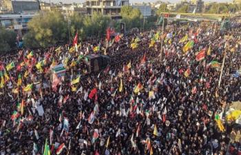 Millions Attend Funeral For Martyr Leader Ayatollah Khamenei In Iraqs Najaf And Karbala 76727